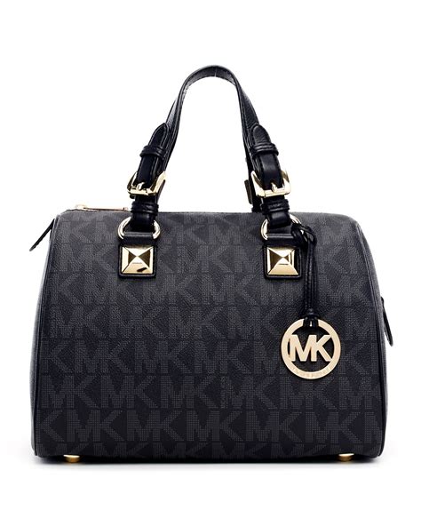 michael kors grayson satchel black.